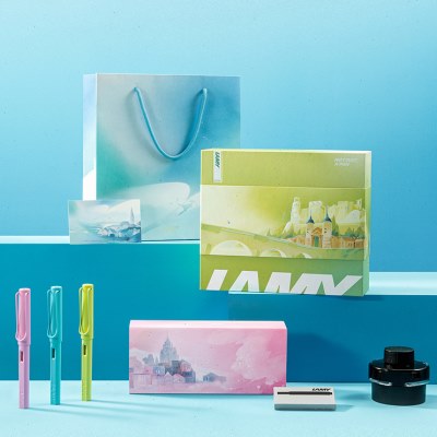 LAMY/凌美钢笔礼盒 狩猎者系列2023年限定德国小镇墨水笔礼物送礼