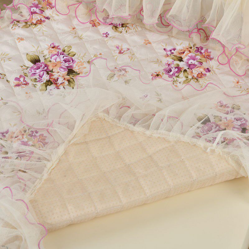 欧式餐桌椅垫罩布艺装奢华四季蕾丝田园复古坐垫定制