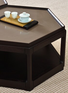 异形茶几大小层子母客厅大尺寸端大气新实木