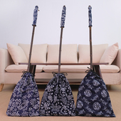 木软毛扫把单个大号长加厚加长扫帚扫地弯腰鬃毛笤帚