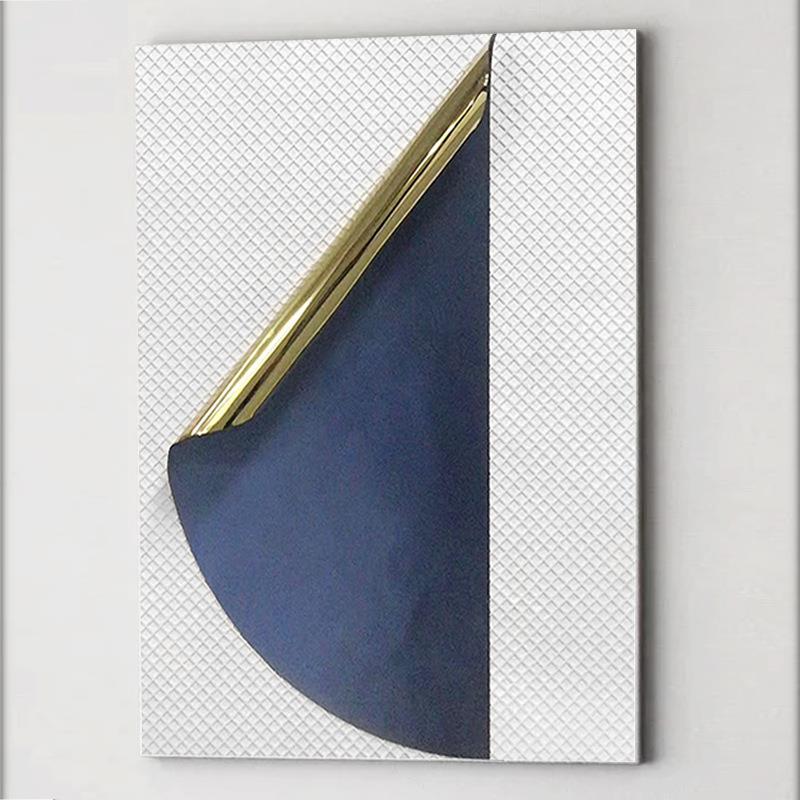 实物画立体雕刻画轻奢客厅装饰画酒店餐厅挂画沙发背景样板间金属