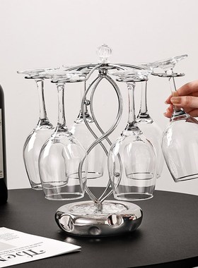 高端红酒杯架子高脚杯架倒挂家用高颜值现代轻奢酒柜装饰品摆件