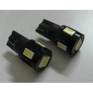 10只 T10 6SMD 5730带铝件汽车示宽灯 LED灯