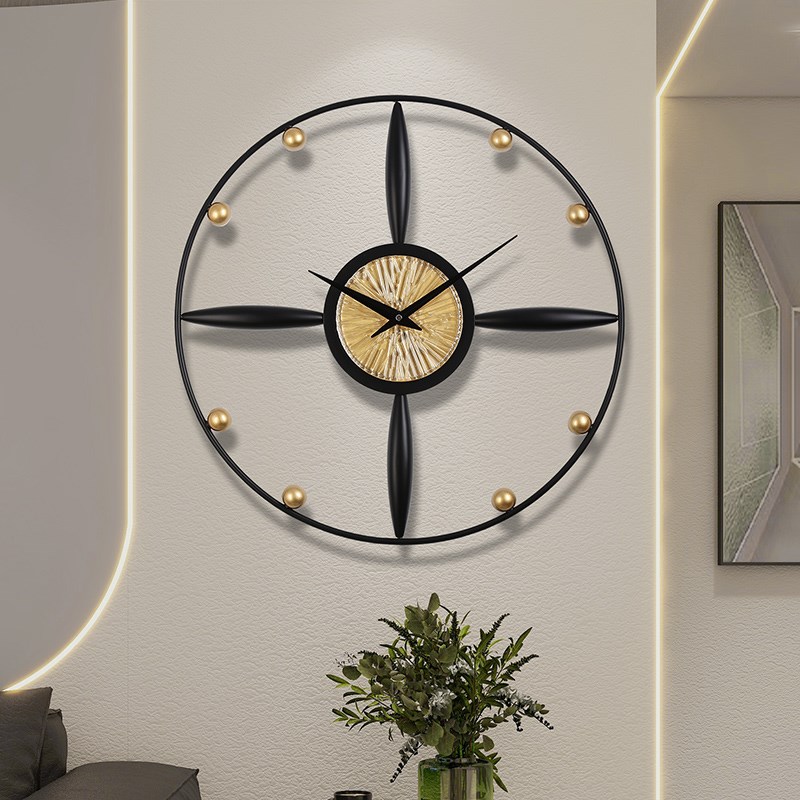 钟表挂钟客厅家用时尚挂墙装饰壁A挂现代简约个性静音免打孔石英