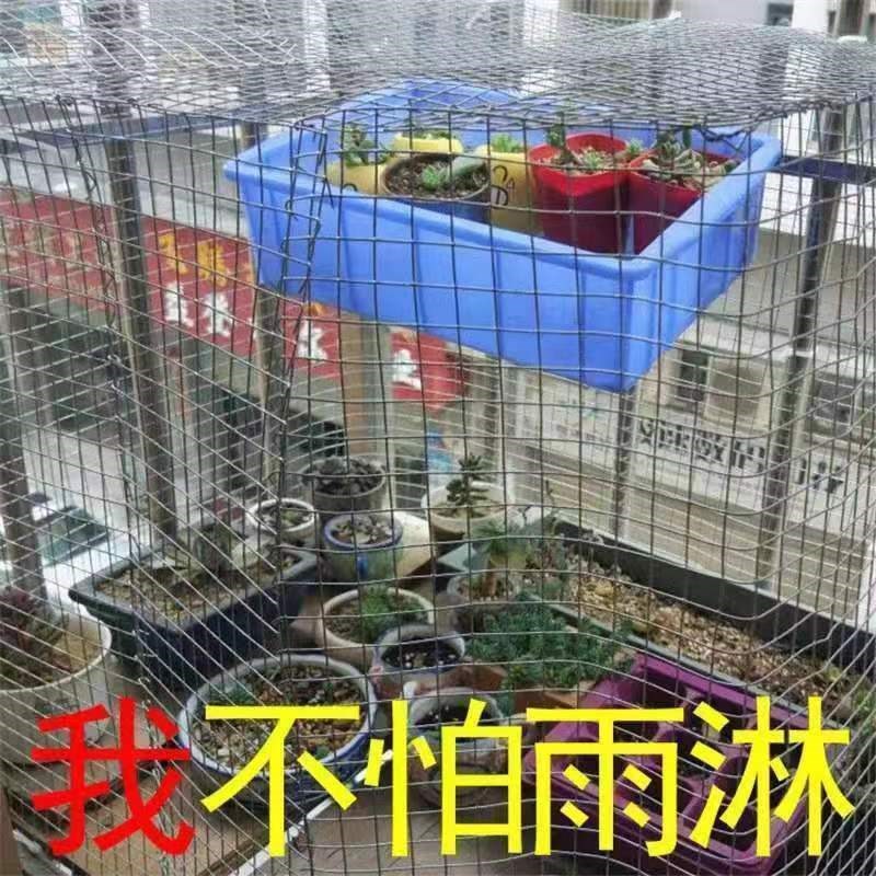 不生锈加粗热镀锌k钢丝网围栏防鼠圈鸡鸭鸟兔养殖圈地防锈铁网格