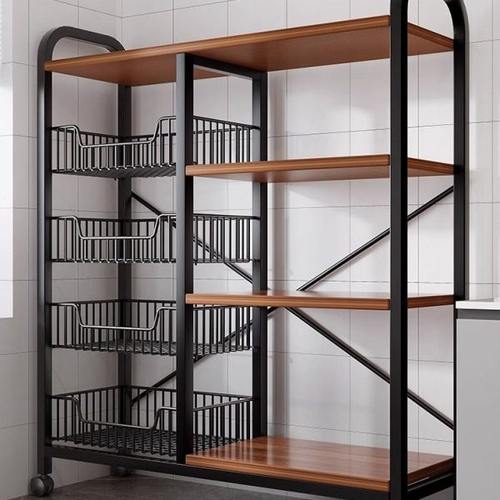 置物架落地多层收纳架家用杂物简易货架储物架阳台厨房多功能架子