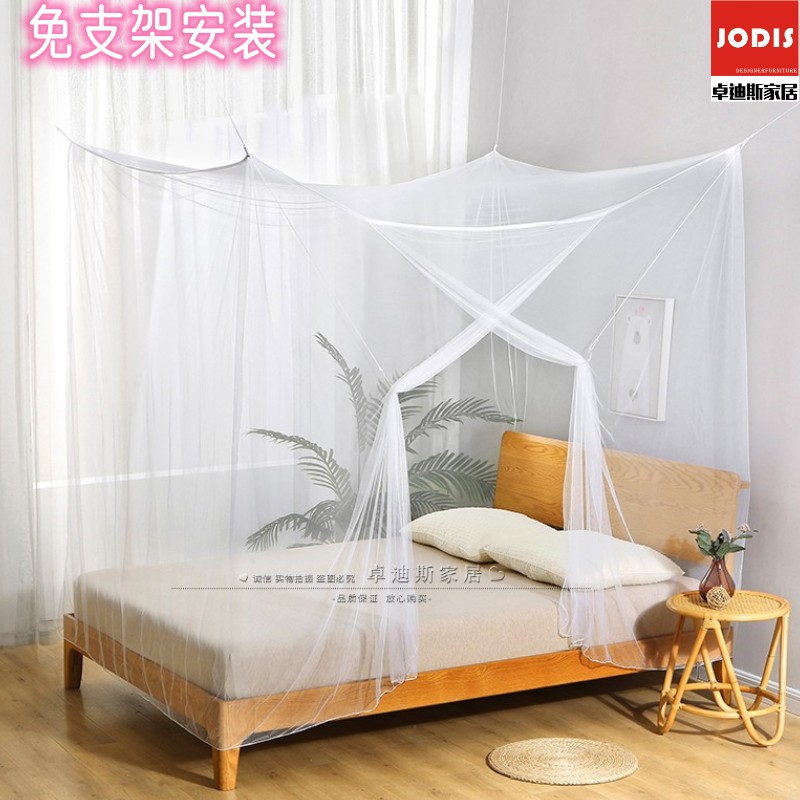 单门老式蚊帐1.5m1.p8米2.5米拼床炕上家用学生宿舍绑绳传统款帐