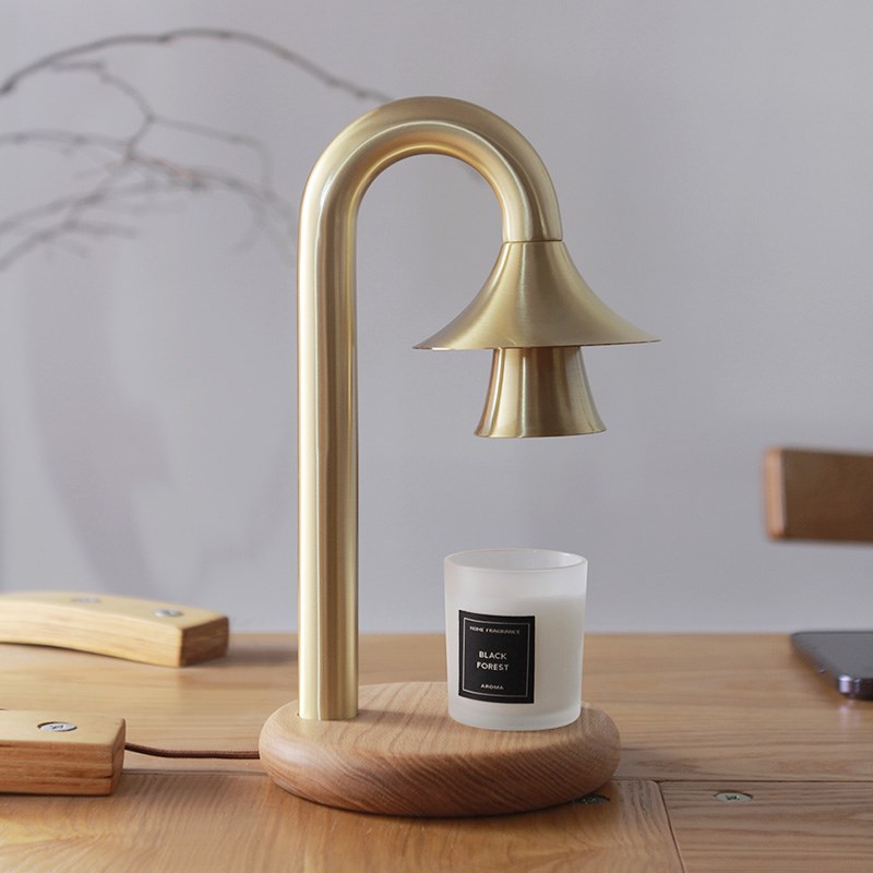 复古法式融蜡灯香薰台灯客厅柜台高级感浪漫家居新居无烟蜡烛灯具