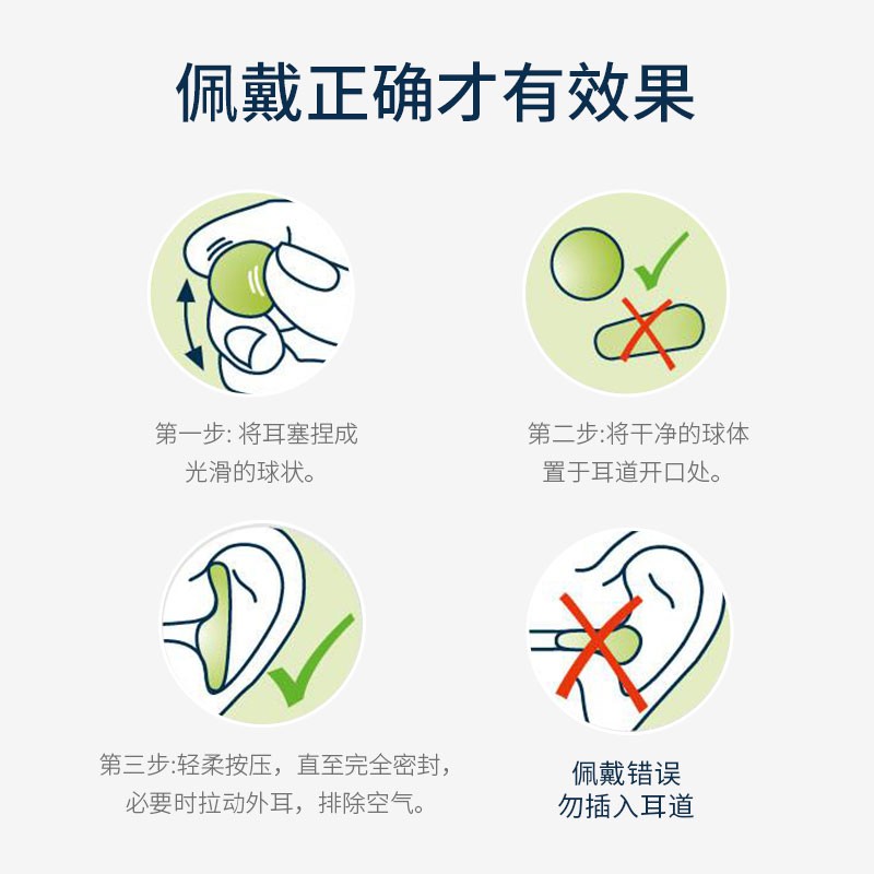 德国Ohrfrieden安耳悠silicon硅胶耳塞防噪音儿童专业隔睡眠睡觉
