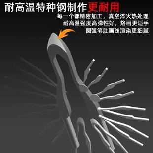 烙画笔头烙画描绘笔头电烙画笔头电热笔头雕刻笔头渲染烙铁头