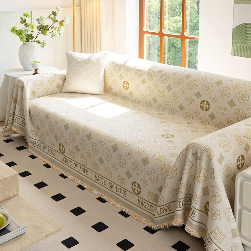 中古风沙发盖布高级感四季通用防猫防滑沙发盖布沙发毯防尘沙发,居家布艺,沙发套,淘宝优惠券,粉丝福利购,淘宝优惠卷