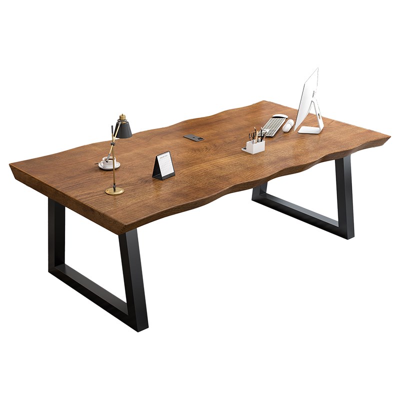 优质环保实木人电脑办公桌多功能儿童学习书桌家居餐桌轻巧设计