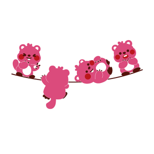 立体墙儿童房房间卧室背景布置装 饰画环保自粘背景墙