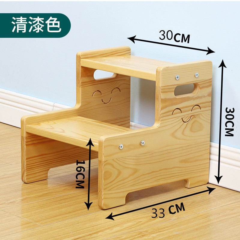 实木儿童垫脚凳洗手台阶宝宝防滑阶梯脚踏矮凳