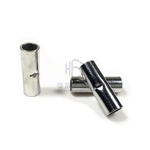 N管形端子中间裸电线冷压接线端子紫铜连接管接线管对接