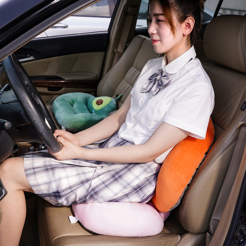 汽学坐垫驾照矮子练增座椅屁垫用驾驶座软垫