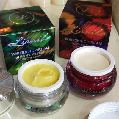 正品包邮台湾漾格亮丽宝日晚霜套装 靓丽宝日霜晚霜嫩肤美颜套装