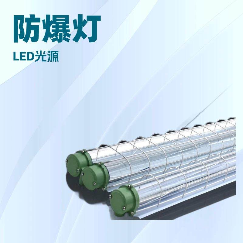 实力源头厂家防爆灯炼油厂仓库灯led灯管防爆单双管支架T8日光灯