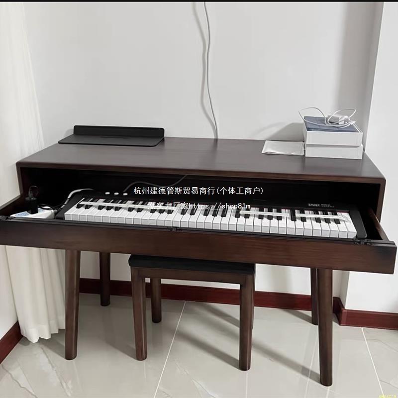 音乐桌桌桌键电钢琴琴桌工作台两用键桌电子琴书桌编曲琴桌组装木