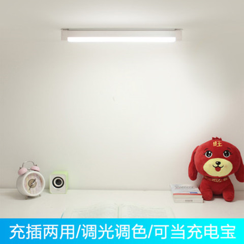 大学生宿舍灯管长条台灯护眼学习书桌寝室充电酷毙插电两用