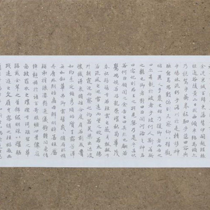 行书 赵孟頫 洛神赋 水写布 字万次水写练习