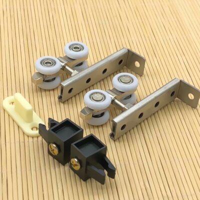 304不锈钢衣柜 小号木门移门吊轨滑轮 推拉门壁柜小移门吊轮小4轮