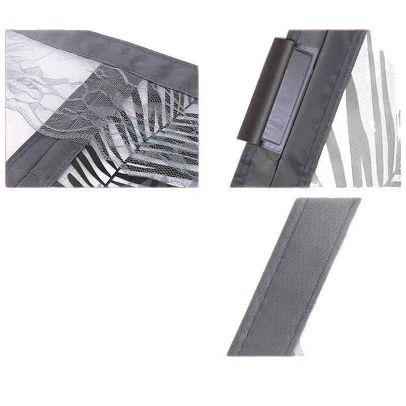 冬季门帘防寒保暖挡风防冷气空调帘加I厚免打孔自吸防风窗户透明