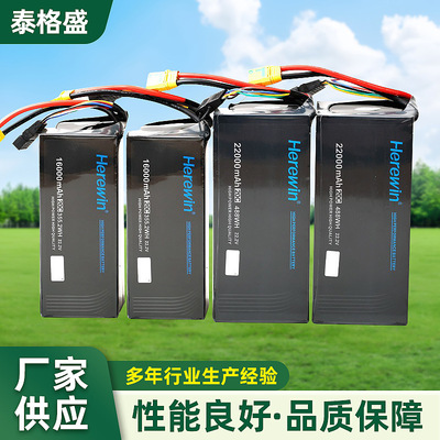 Herewin 海盈 12000 16000 22000mah 无人机植保机6S锂电池22.2V