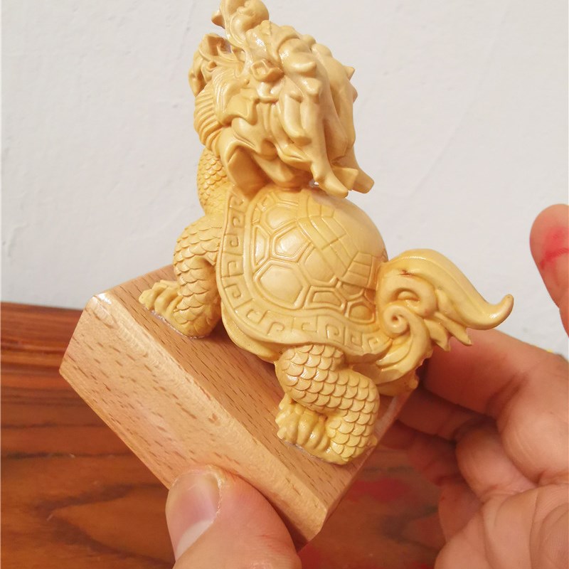 佛印章佛法僧宝印佛法僧三宝印黄杨木龙龟印佛用品