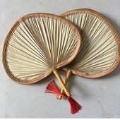 夏季 手工蒲草扇粽叶烧烤扇 扇子大蒲扇芭蕉扇葵扇老老式