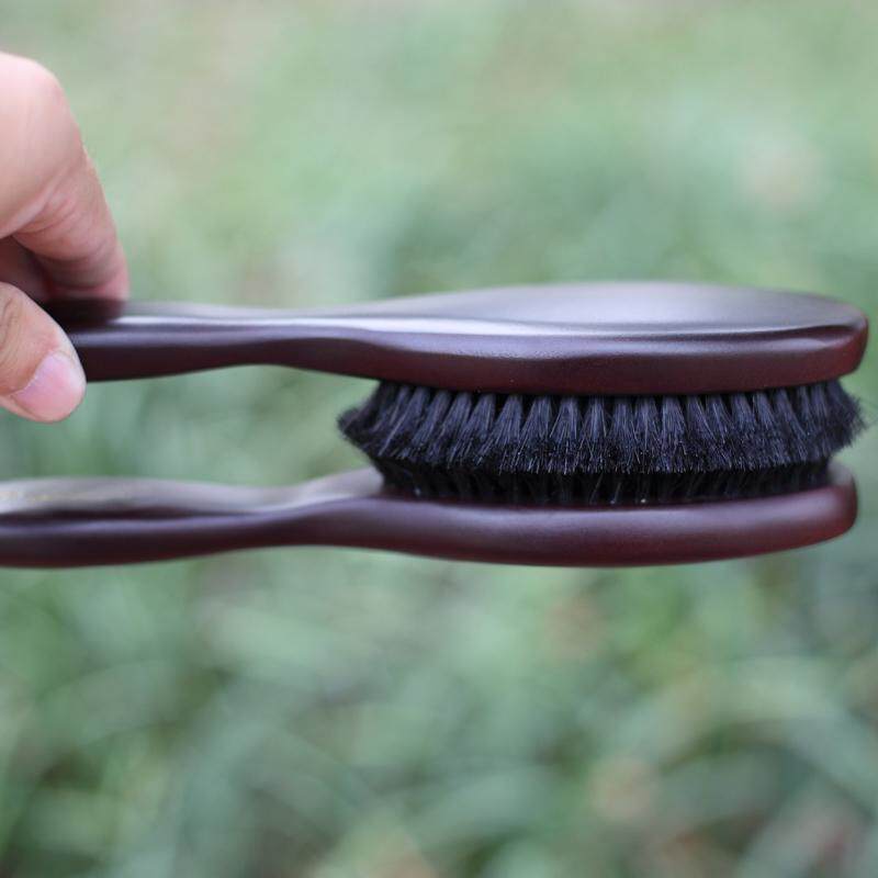 皮鞋刷软毛鞋油刷子长衣刷猪鬃硬毛保养护理装洁