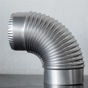 nii真火壁炉加厚烟囱弯头排烟管锅炉排烟