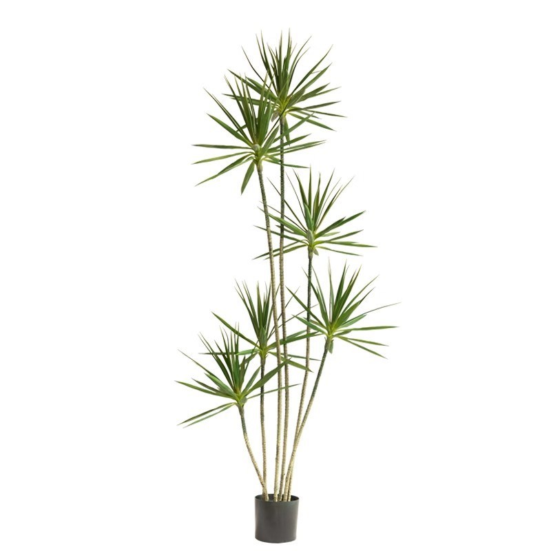 大型植物盆栽彷真龙舌兰家居装饰摆件盆栽假树绿植龙血树落地盆景