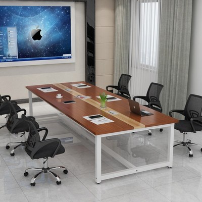 卓子长条形椅子宾馆条形座椅学校工作台会议电脑桌咨询室长桌