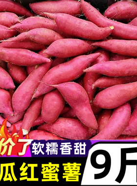 广西西瓜红蜜薯新鲜10斤板栗红薯农家自种红心地瓜糖心烤番薯蔬菜