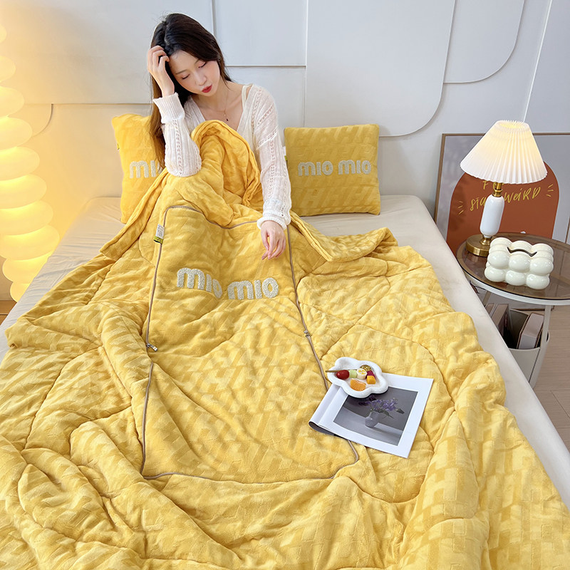 加厚抱枕被两用公室午睡毯二合一车载午休空调毯靠垫,居家布艺,抱枕被,淘宝优惠券,粉丝福利购,淘宝优惠卷