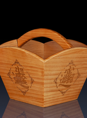 招财斗仿古老米斗日进斗金升斗桃木头斗老式实木雕升子四方