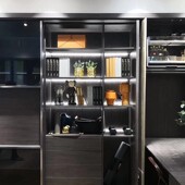 层板灯嵌入式 卡槽面上下发光隔板灯酒柜书柜定制灯