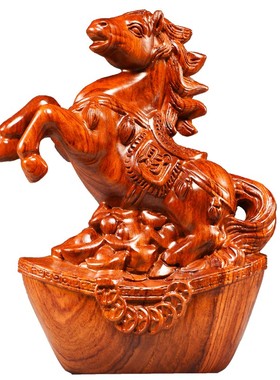 木雕十二生肖大号一实木质鼠牛虎兔龙蛇马羊猴鸡狗猪工艺品