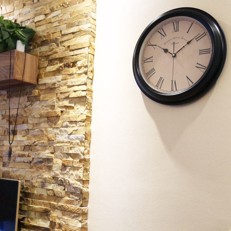 凯诺时欧式田园挂钟客厅静音钟表复古大号石英钟创意时钟个性挂表