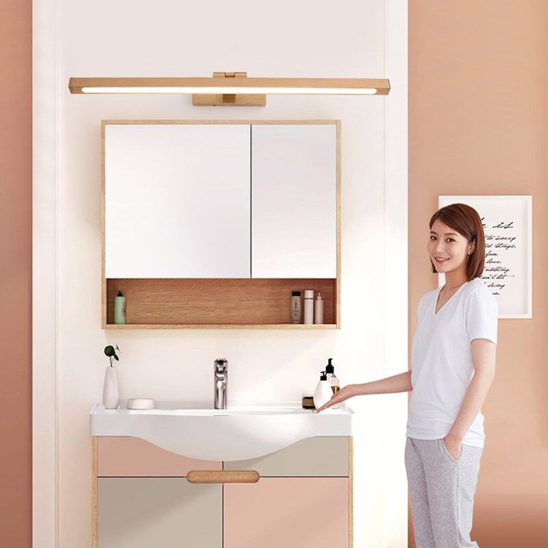 卫生间镜前灯LED镜灯镜柜专用免打孔洗脸盆壁灯全铝材伸缩超亮