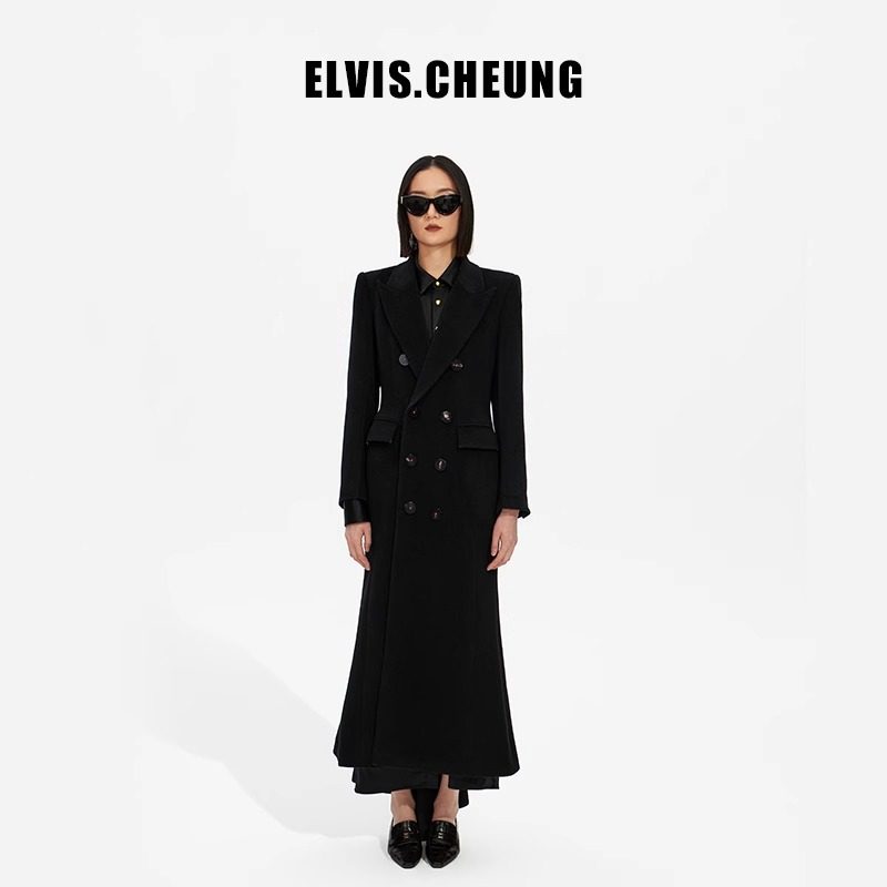 ELVIS.CHEUNG设计师羊毛呢外套