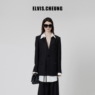 秀场同款 假两件式 ELVIS.CHEUNG春夏新品 西装 西服 可拆卸衬衫