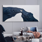 新客厅沙发背景墙装 饰画大气样板间浮雕立体壁画木雕挂画