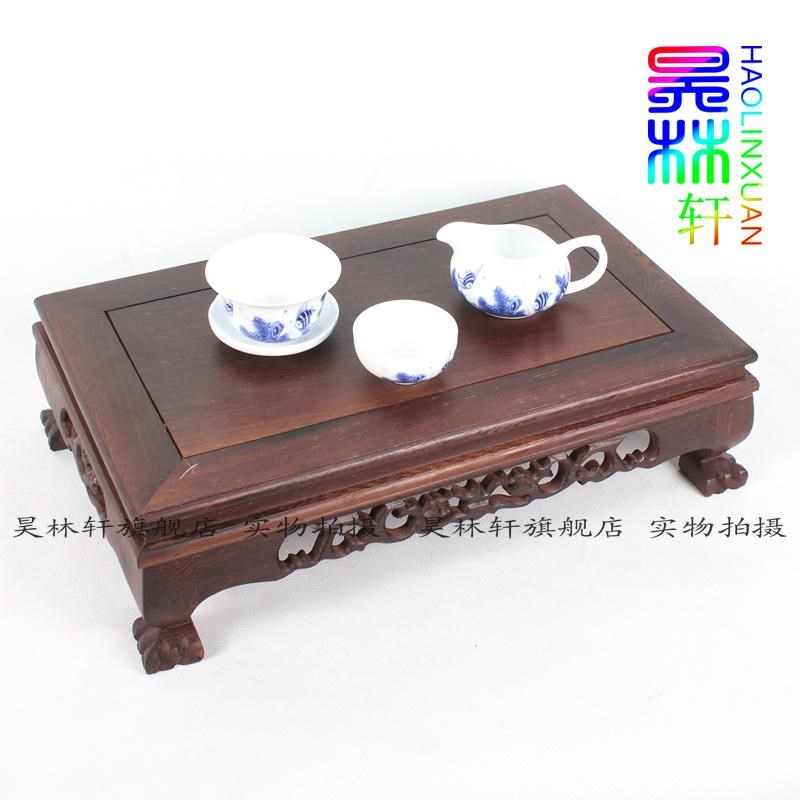 昊林轩 鸡翅木炕桌 炕几 鸡翅木小炕几 底座 茶具座