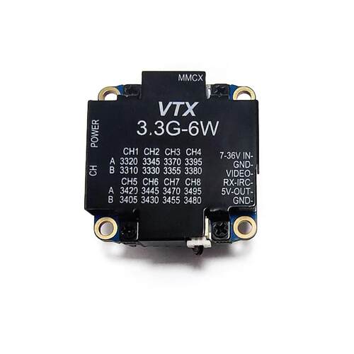 3.3G-6W3.3GVTX图传FPV穿越机16CH模拟图传发射器