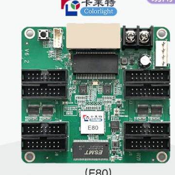 卡莱特E80(8口)全彩led显示屏接收卡酒店商场广告系统LED控制卡