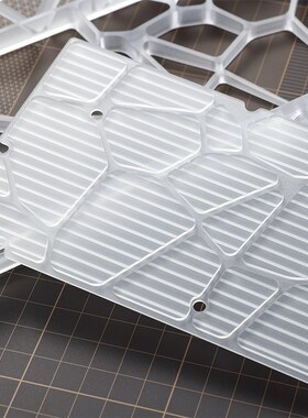 Dfn Hol磨砂底板 N加工防尘 客制化机械键盘