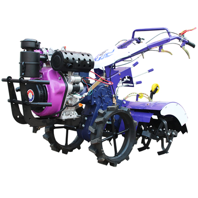 新款四驱中耕机沟耕地机家用翻土机打田机旋耕机农用直连微耕机