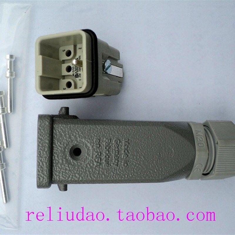 HTING连接器HN5QM公芯HN5QF母芯5+芯伺服电机原装